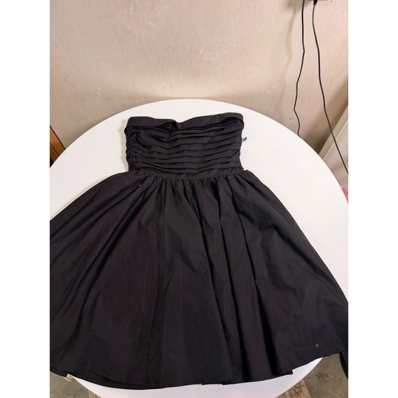 Wayf Dresses & Skirts - WAYF Strapless Mini Dress Women XS Black‎ NEW Pleated Fit and Flare 93123WCH
